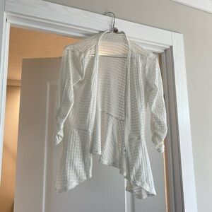 Candie's White Open-Front Cardigan
